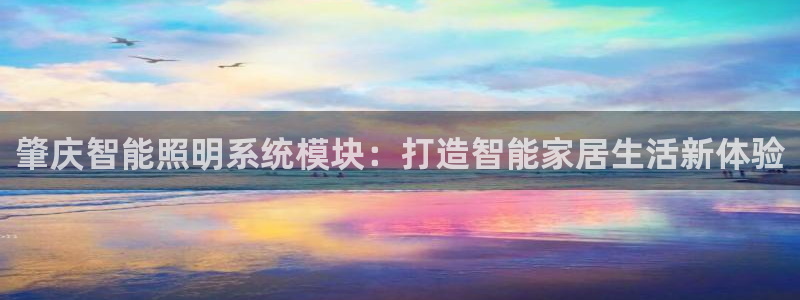 千亿国际手机官网app国际:肇庆智能照明系统模块:打造智能家居生活新体验