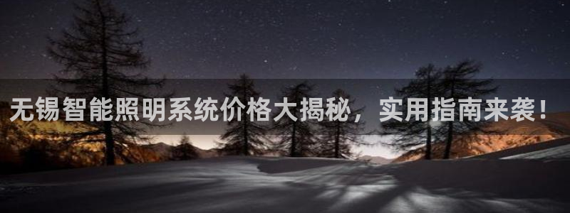 千亿国际手机版app下载官网:无锡智能照明系统价格大揭秘,实用指南来袭!