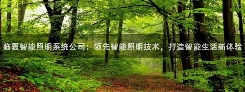 千亿国际登陆:临夏智能照明系统公司:领先智能照明技术,打造智能生活新体验