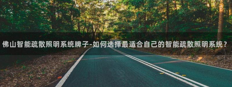 千亿国际线粒体:佛山智能疏散照明系统牌子-如何选择最适合自己的智能疏散照明系统?
