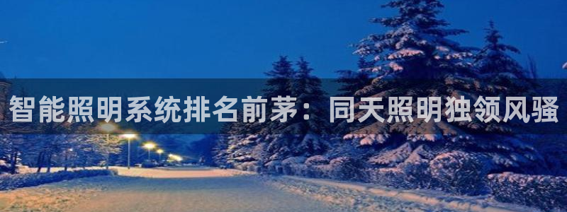 千亿国际平台是什么公司：智能照明系统排名前茅：同天照明独领风骚
