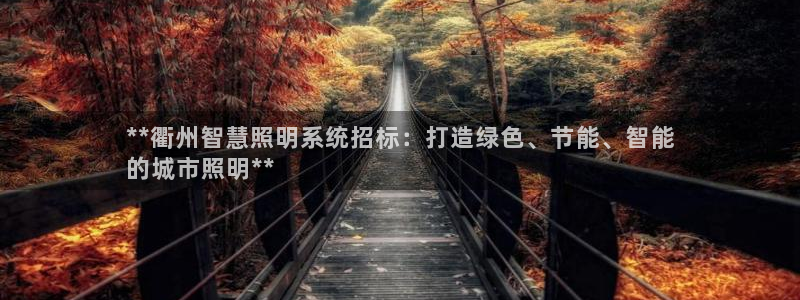 千亿国际集团怎么样知乎:**衢州智慧照明系统招标:打造绿色、节能、智能
的城市照明**