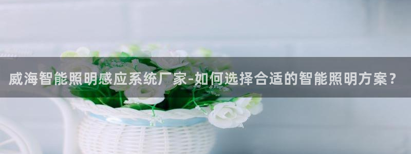 千亿国际的游戏怎么样知乎:威海智能照明感应系统厂家-如何选择合适的智能照明方案?